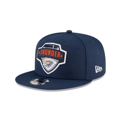 Blue Oklahoma City Thunder Hat - New Era NBA Tip Off Edition 9FIFTY Snapback Caps USA7518362